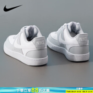 耐克（NIKE）男鞋板鞋 2025新款夏季時尚運(yùn)動鞋舒適耐磨低幫運(yùn)動休閑鞋滑板鞋 COURT VISION/白灰 44