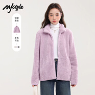 MJ STYLE舒棉絨外套女2025年冬季新款雙面絨加厚保暖潮流休閑開(kāi)衫毛毛上衣
