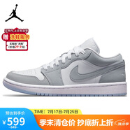 耐克NIKE籃球鞋男女同款小迪奧AJ1 JORDAN 1運(yùn)動(dòng)鞋DC0774-105白灰38
