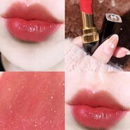 香奈兒（Chanel）【圣誕節禮物女】珍珠絲絨口紅 白管黑管新色唇膏禮盒裝送女朋友 coco flash金管#78 水晶透茶