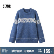 森馬毛衫男冬季費(fèi)爾島提花民族風(fēng)針織衫復(fù)古情侶毛衣109724107206