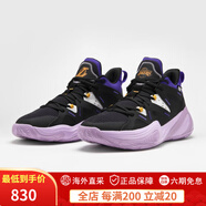 迪卡儂（DECATHLON）NBA授權(quán)籃球鞋減震耐磨湖人勇士實(shí)戰(zhàn)靴運(yùn)動(dòng)籃球鞋IVO3 洛杉磯湖人-黑色 40