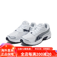 彪馬（PUMA）男女情侶低幫網(wǎng)面透氣運動(dòng)休閑鞋復古跑鞋AXIS 白-粗呢藍-04 35.5