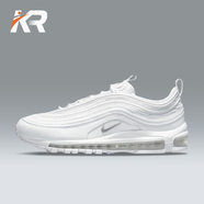 耐克（NIKE）男鞋夏季新款A(yù)ir Max 97純白子彈頭氣墊休閑舒適運(yùn)動(dòng)跑步鞋子 921826-101 純白 40