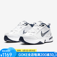 耐克（NIKE）男鞋運動鞋Monarch通勤工作鞋舒適休閑跑鞋旅游鞋 耐磨減震秋透氣 White/Metallic Silver銀白色 15-49.5