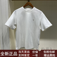哈吉斯（HAZZYS）24年夏季男士新款休閑短袖T恤衫ASTZE0BBE65 OW米白色 2XL 185/104A(52)