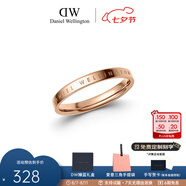 丹尼爾惠靈頓（DanielWellington）dw戒指女男 經(jīng)典玫瑰金情侶對戒 七夕情人節(jié)禮物送女友男生禮物 48號 DW00400015 玫瑰金