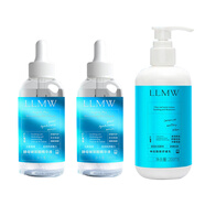 LLMW神經(jīng)酰胺舒緩乳液面部保濕乳液200ml 藍(lán)胖子組合(玻尿酸2瓶+乳液1瓶)