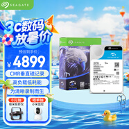 希捷（SEAGATE）安防硬盤(pán) 20TB 256MB SATA CMR垂直 機械硬盤(pán) 視頻儲存 三年質(zhì)保 希捷酷鷹AI 3.5英寸ST20000VE002
