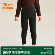 松山棉店【商場同款】自由穿小暖羊兒童打底褲保暖褲男童女童中大童褲子 倍暖小暖羊-深灰 140 cm