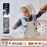 OAK FAMILY兒童羽絨馬甲女童加厚羽絨背心嬰幼兒雙面馬甲 胖達(dá)熊 120 cm