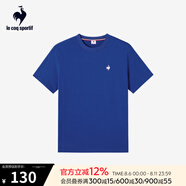 樂卡克法國公雞夏季圓領(lǐng)短袖T恤 L242UECA0301 法國藍色 2XL