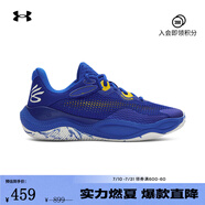 安德瑪（UNDERARMOUR）庫里Curry Splash 24 AP男女情侶運動籃球鞋3027262 皇室藍400 45.5