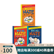 預(yù)售 Big Nate 英文原版 我們班有個搗蛋王系列 3冊大內(nèi)特冒險記 青少年課外閱讀 兒童爆笑漫畫章節(jié)書 綠山墻