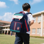 Edison小學(xué)生書包減負(fù)護(hù)脊反光大容量防潑水防下墜兒童雙肩背包2312-1