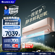 格力2匹 星夢1級能效變頻冷暖壁掛式新風(fēng)掛機(jī) 防直吹省電高溫空調(diào) KFR-46GW/(46518)FNhAa-B1(WIFI) 