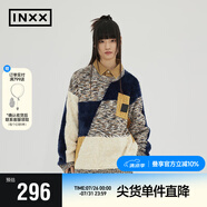 英克斯（inxx）APYD  APYD 不規(guī)則拼接色塊針織衫男復(fù)古撞色圓領(lǐng)套頭毛衣潮流 多色拼接 M