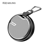 科凌（keling） 藍牙音箱便攜式手機無線戶外電腦迷你小鋼炮音響插卡重低音炮播放器 收款報帳提示器 科凌A6太空灰【贈掛鉤+支架】