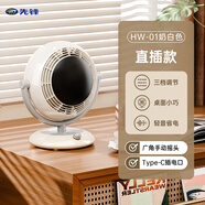 先鋒（SINGFUN）復(fù)古循環(huán)扇家用桌面高顏值USB電風(fēng)扇掛式辦公室臥室高速風(fēng)扇 【普通款】直插3檔調(diào)節(jié)