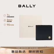 BALLY巴利【七夕禮物】男包商務(wù)錢包錢夾皮夾卡夾 黑色6308889 禮物