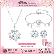 映棠海洋之心項鏈女款2025新款輕奢小眾感女生日禮物送女友 公主-海洋之心-手鏈+項鏈+耳釘