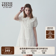 Teenie Weenie小熊夏裝公主裙連衣裙法式優(yōu)雅可愛(ài)娃娃裙女白色裙子 白色 M (165)