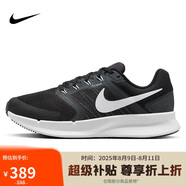 耐克NIKE女跑步鞋緩震透氣RUN SWIFT 3運動鞋DR2698-002黑白35.5