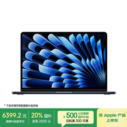 Apple/蘋果款MacBookAir13.6英寸M3(8+10核)24G512G午夜色輕薄筆記本電腦MC8Q4CH/A