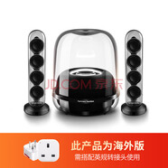 哈曼卡頓（Harman/Kardon）水晶4代 桌面藍(lán)牙音箱 家庭影院音響 電視電腦音箱 禮物音響 2.1聲道架構(gòu) 140W超強功率 Soundsticks4黑色