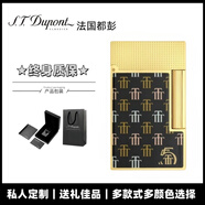 S.T.DUP0NT PARIS法國(guó)朗聲都彭純銅音側(cè)滑充氣打火機(jī)生日七夕禮物 特立尼達(dá)金色 套裝 1支 單火全套配件