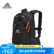 GREGORY格里高利FINE DAY戶(hù)外運動(dòng)雙肩包男女跑步背包徒步多功能旅行背包 黑色-16L