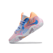 CLENIKEEDAIR NIKEPG 6 保羅喬治6代籃球鞋 男女款透氣戶(hù)外實(shí)戰緩震學(xué)生輕 粉藍 44
