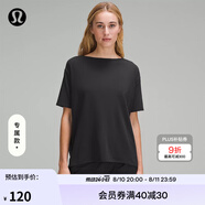 lululemon丨Back in Action 女士短袖 T 恤 LW3FHNS 黑色 XL /12