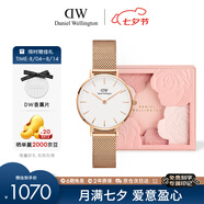 丹尼爾惠靈頓（DanielWellington）DW手表女 簡(jiǎn)約歐美表鋼帶石英女士手表節日禮物送女友DW00100219