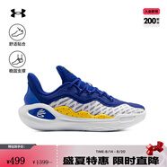 安德瑪（UNDERARMOUR）庫里CURRY 11男女情侶運(yùn)動籃球鞋3027416 藍(lán)黃色100 3026615-100 42.5