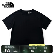 北面（The North Face）短袖T恤 83TT黑色女款 S