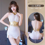 西部女郎戰袍純欲性感女睡衣夜店女仆制服cosplay掛脖連體包臀裙 西部牛仔制服