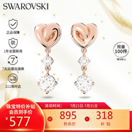 施華洛世奇 摯愛(ài)無(wú)盡 LIFELONG HRT 耳釘耳環(huán)女生日禮物女5517942