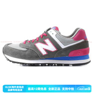NEW BALANCENB574復古舒適低幫跑步鞋女款灰藍紅 B寬 36.5
