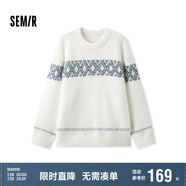 森馬毛衫男冬季費(fèi)爾島提花民族風(fēng)針織衫復(fù)古情侶毛衣109724107206