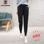 AEMAPE牛仔褲女裝2025春夏新款黑色微喇叭時(shí)尚減齡高腰褲子 純黑  25 _建議70-80斤