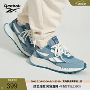 Reebok銳步官方24新品男女CL LEGACY W+蕾格西黑武士休閑復(fù)古跑鞋 100222158 霧霾藍(lán) 39 (25cm),US: 7