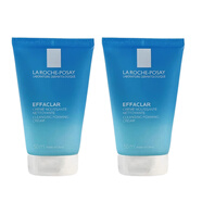 理膚泉（LA ROCHE-POSAY）泡沫洗面奶 水楊酸控油祛痘特安潔面乳清潔毛孔凈膚小樣試用裝 凈膚控油潔面50ml*2支
