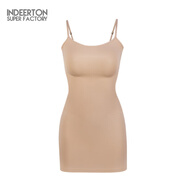 GABALMANIAShaping Dress無(wú)縫連衣裙吊帶塑身裙Skims性感包臀裙裸感透氣 米色/Beige S