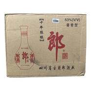 郎酒十年陳釀2004年紅花郎10陳釀山水郎醬香型53度500ml*1箱陳年收藏老酒 2004年 500mL 6瓶 紅花郎十年陳釀