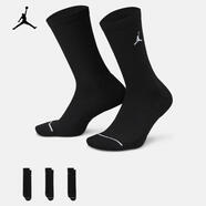 耐克（NIKE）JORDAN EVERYDAY 速干中筒運動襪（3雙） DX9632-010 S