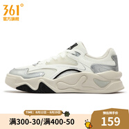 361度女運(yùn)動(dòng)鞋秋季新款361度女板鞋 羽毛白/銀白色 39