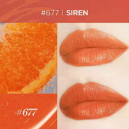 露華濃（Revlon）美國口紅黑管保濕唇膏225啞光325豆沙色 677橘子汽水