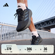 adidas RESPONSE隨心暢跑舒適網(wǎng)面體測跑鞋男子阿迪達斯官方 傳奇墨水藍/灰藍/深灰   42