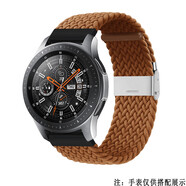 CASTLEKNIGHTOPPO手表表帶VIVO watch智能運(yùn)動(dòng)替換腕帶編織46/42/41mm彈力尼龍卡扣20可調(diào)節(jié)22非原裝男女手鏈夏 咖啡色【精織卡扣尼龍表帶】 vivo_watch【46m